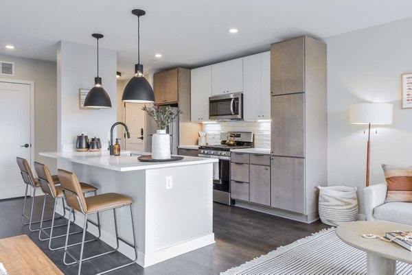 kitchen at The Bohen Apartments