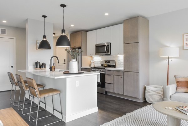 kitchen at The Bohen Apartments