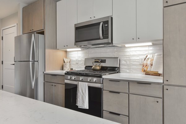kitchen at The Bohen Apartments