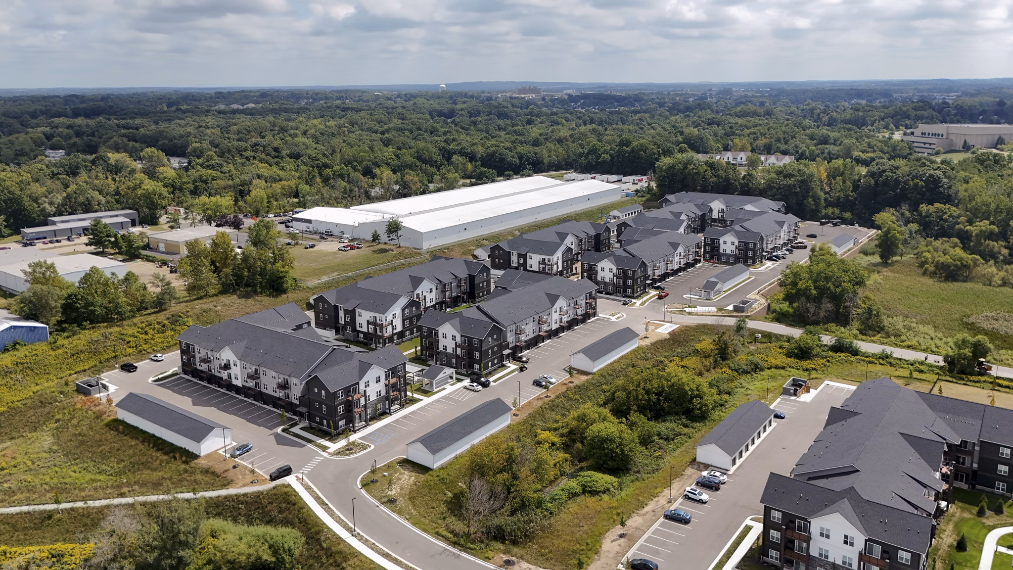 building/exterior at The Commons at Rivertown
