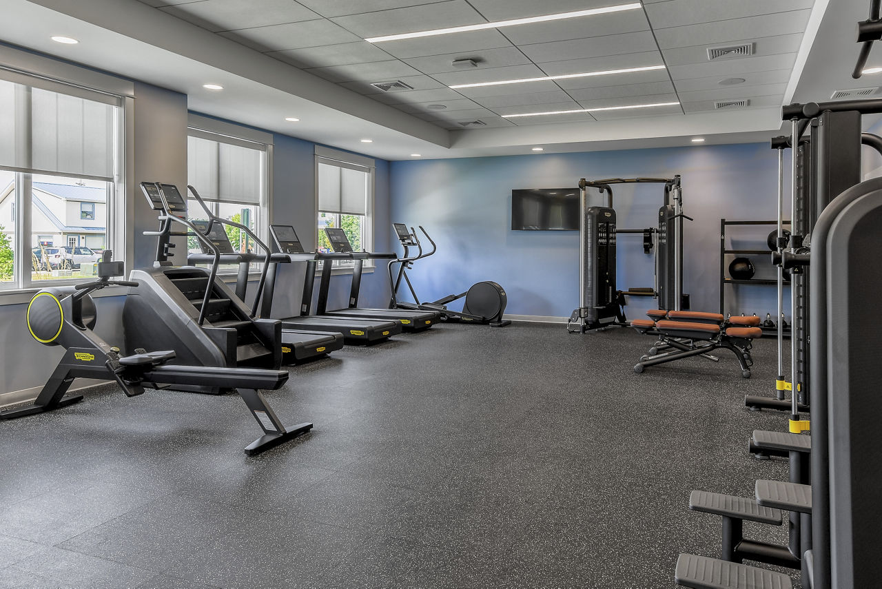Gym at The Commons At Rivertown (1 of 3)