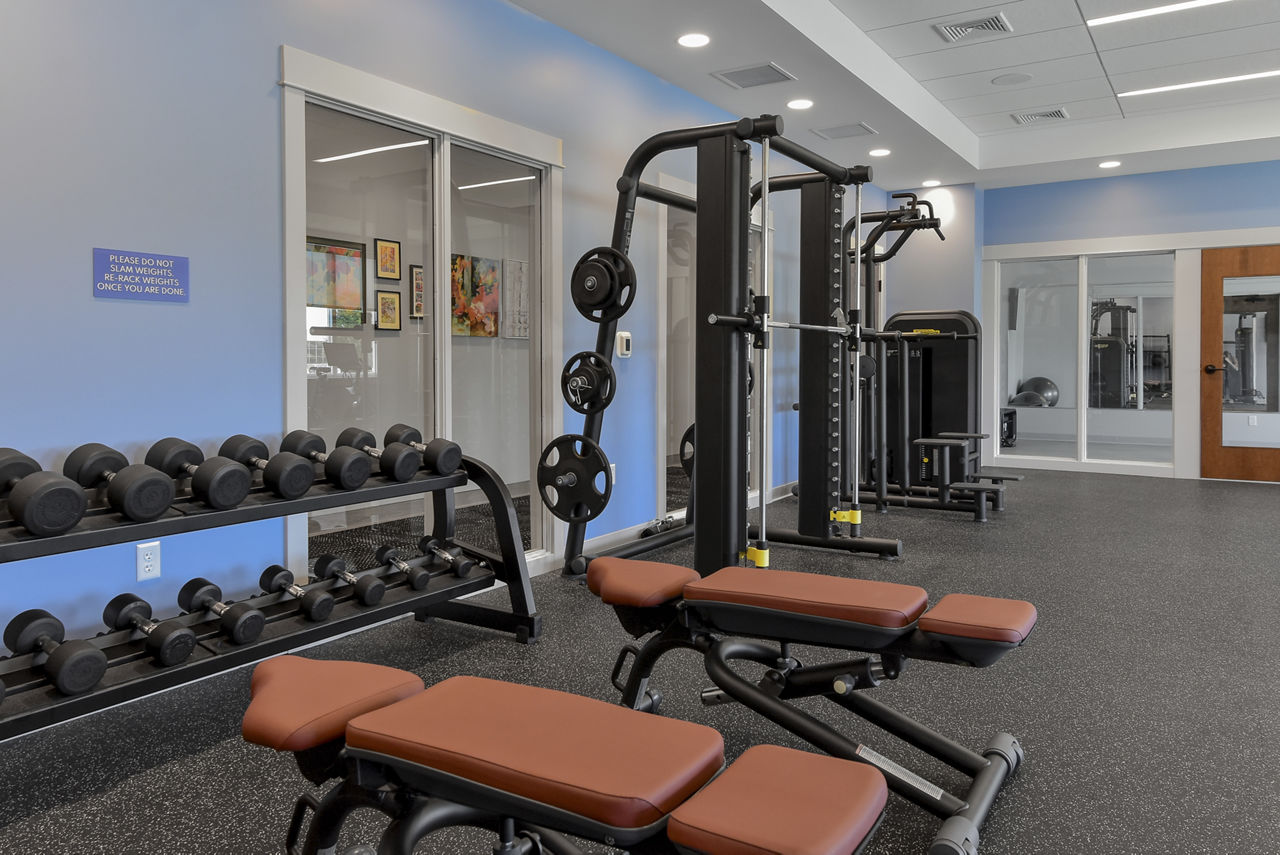 Gym at The Commons At Rivertown (2 of 3)