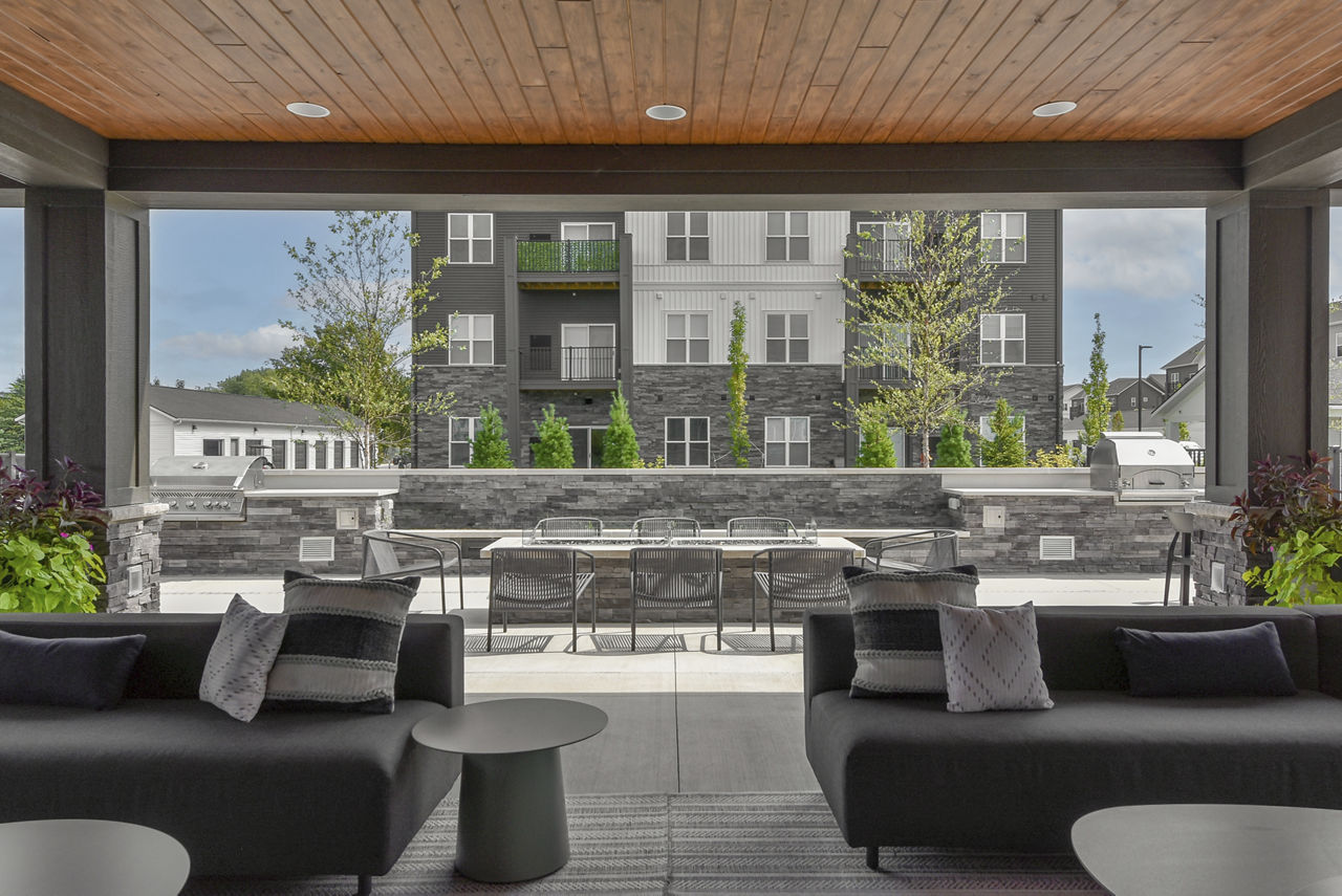 Grill area at The Commons At Rivertown (1 of 4)