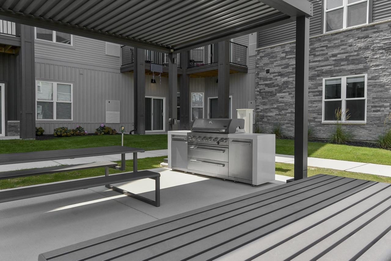 Grill area at The Commons At Rivertown (4 of 4)