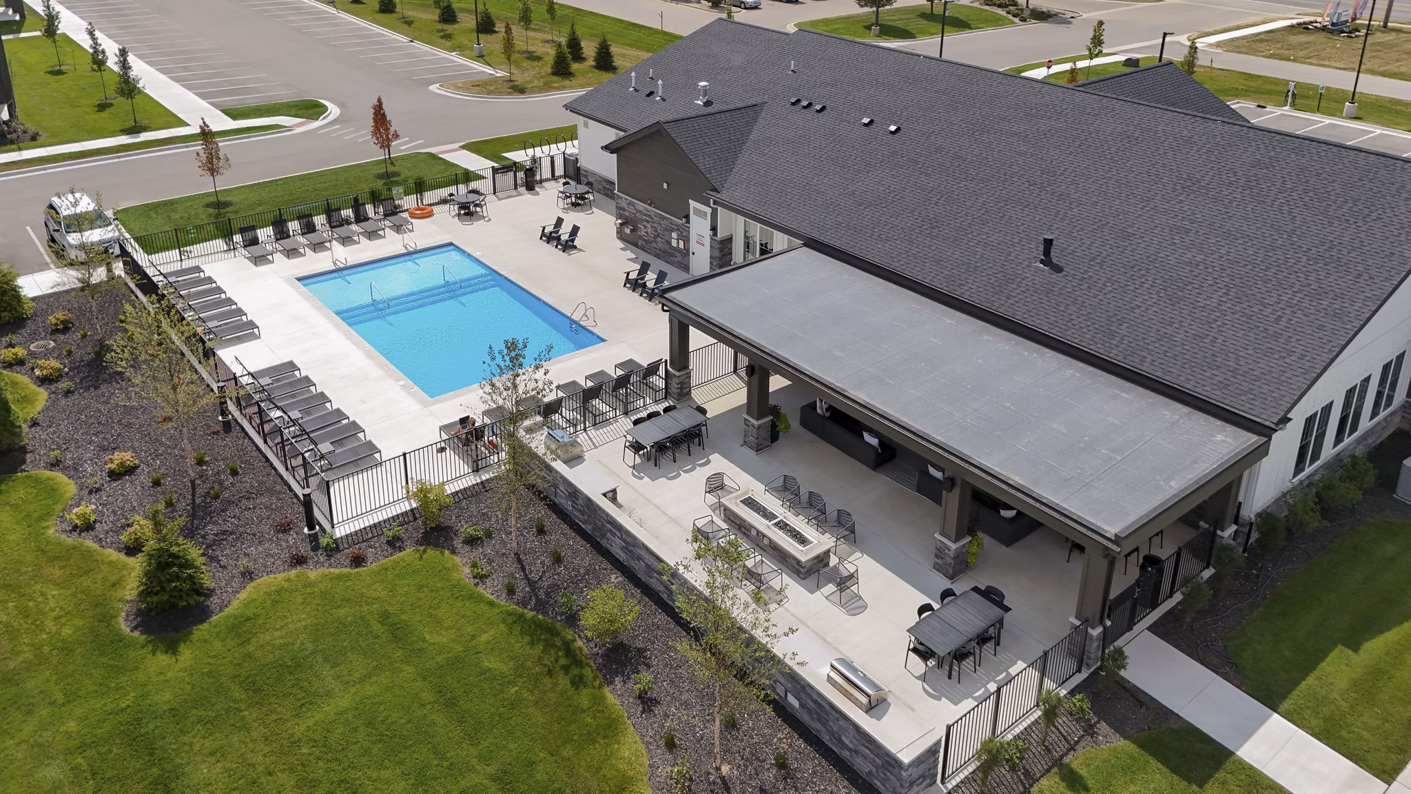 pool at The Commons at Rivertown
