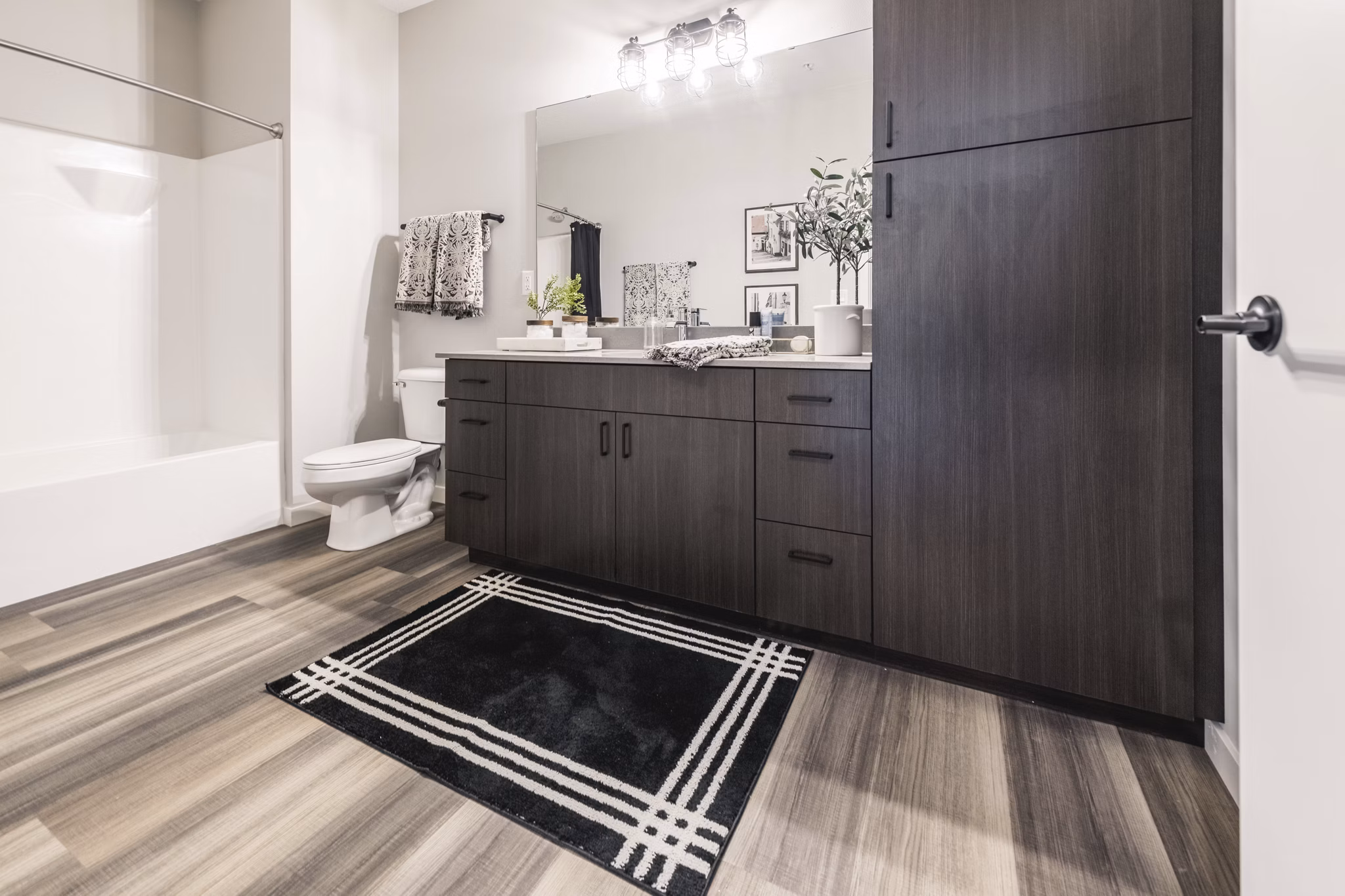 bathroom at Velo Village Apartments