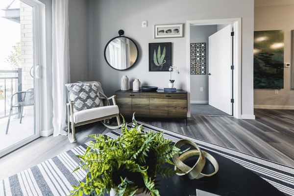 living room at Velo Village Apartments