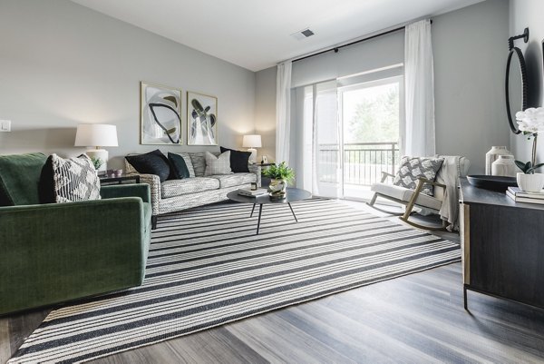 living room at Velo Village Apartments