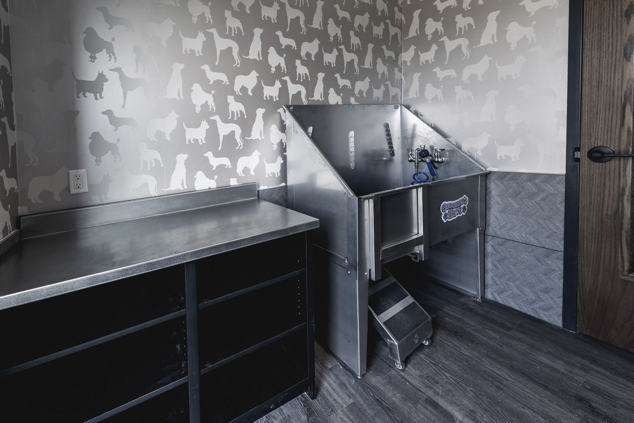 Pet wash at Velo Village Apartments