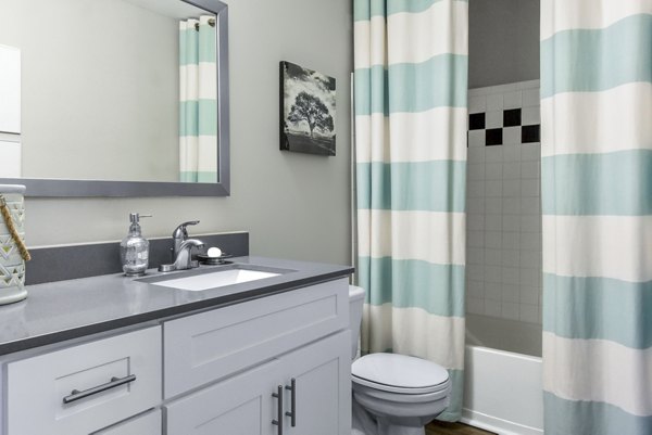bathroom at The Villas at Main Street Apartments