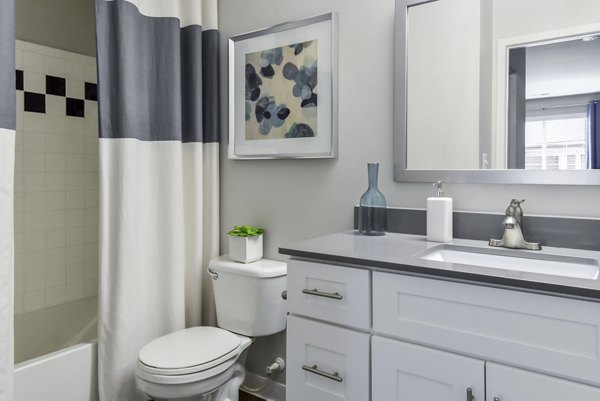 bathroom at The Villas at Main Street Apartments