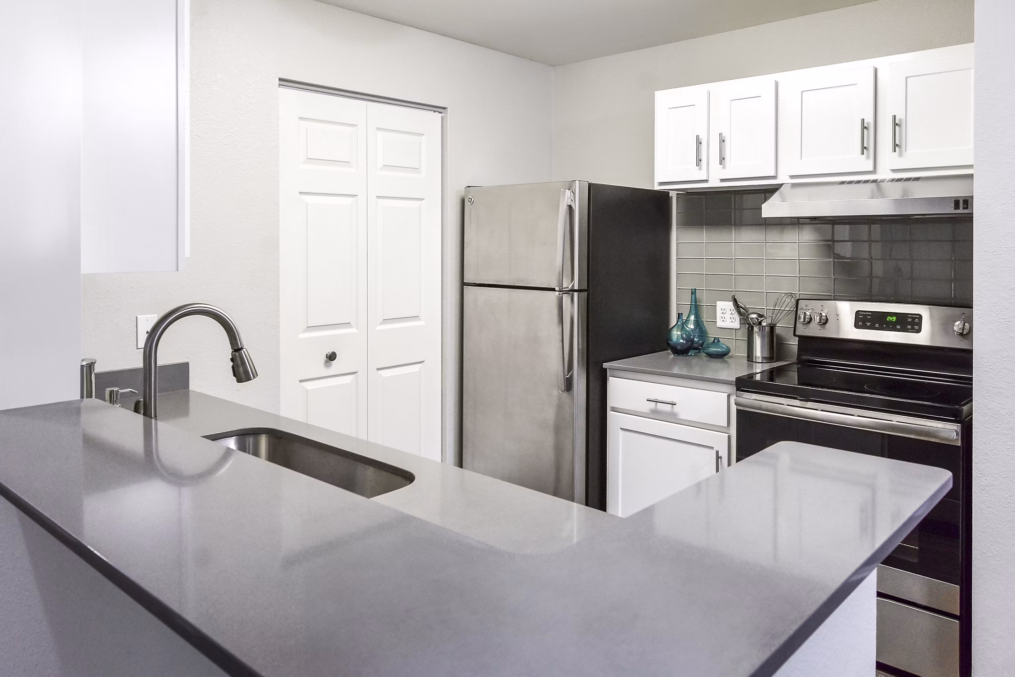 kitchen at The Villas at Main Street Apartment