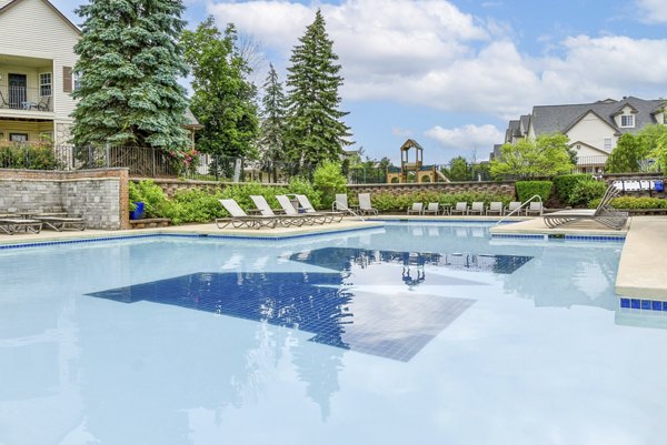 pool at The Villas at Main Street Apartments