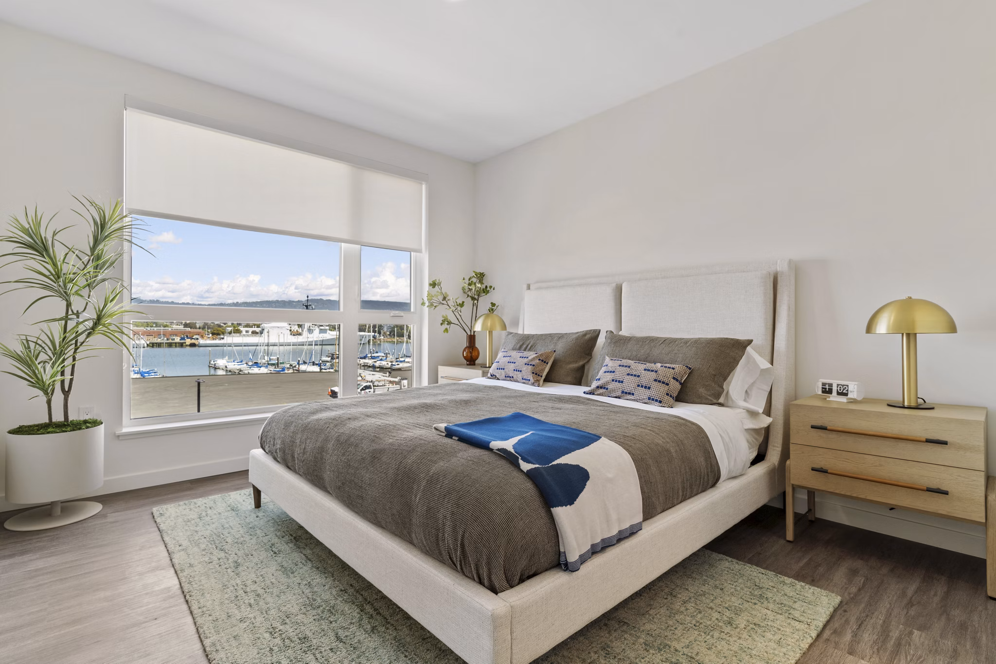 bedroom at Launch Apartments