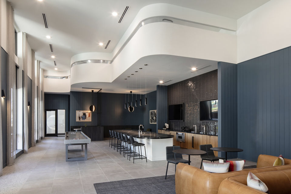 clubhouse at Launch Apartments