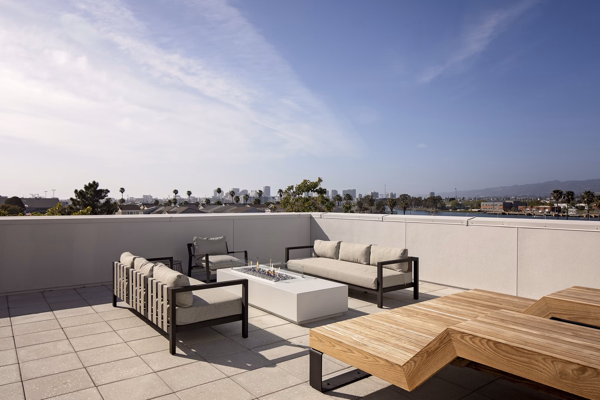 patio at Launch Apartments