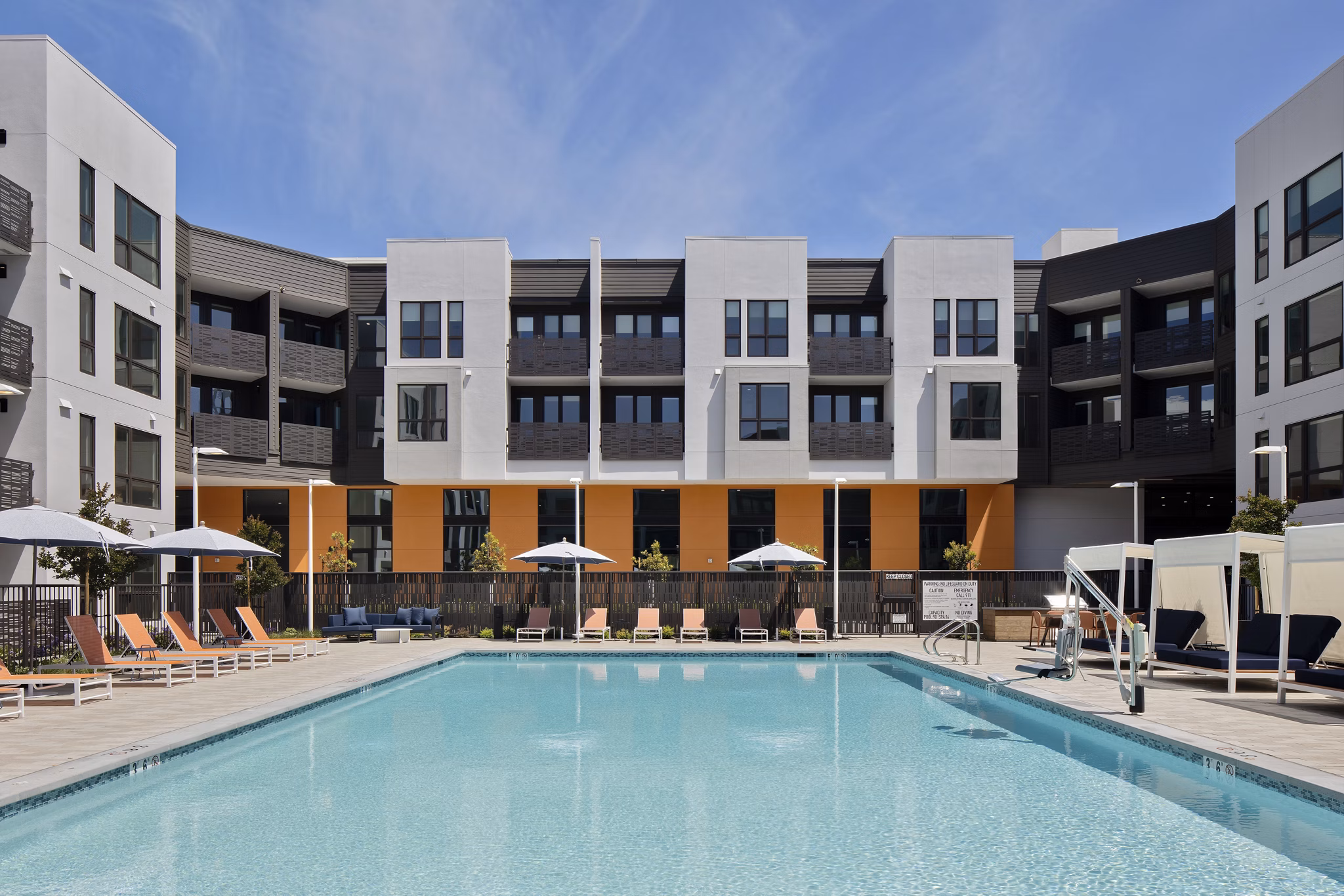 pool at Launch Apartments