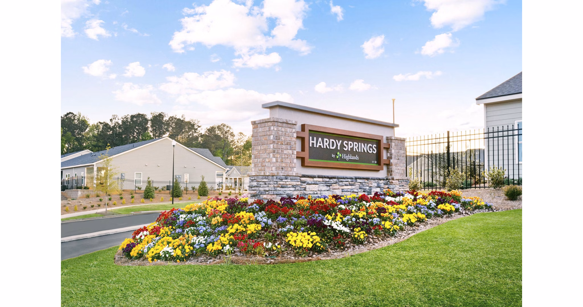 signage at Hardy Springs Apartments