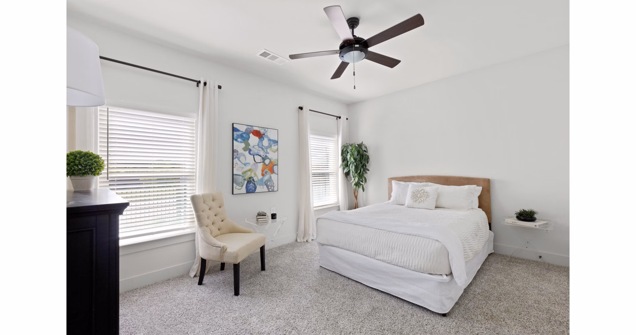 bedroom at Hardy Springs Apartments
