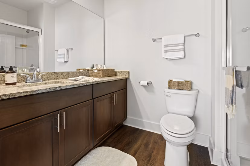 bathroom at Hardy Springs Apartments