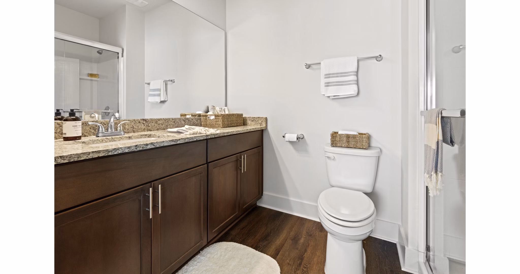 bathroom at Hardy Springs Apartments