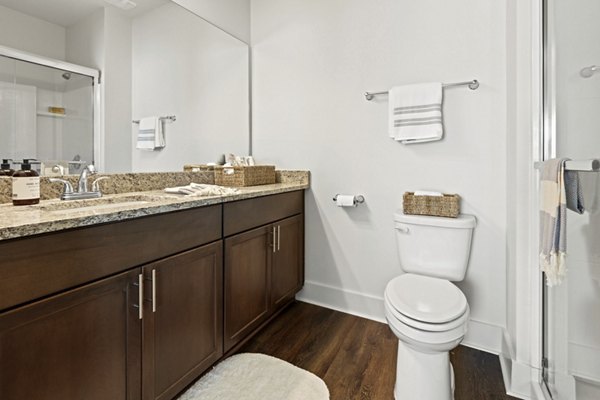 bathroom at Hardy Springs Apartments