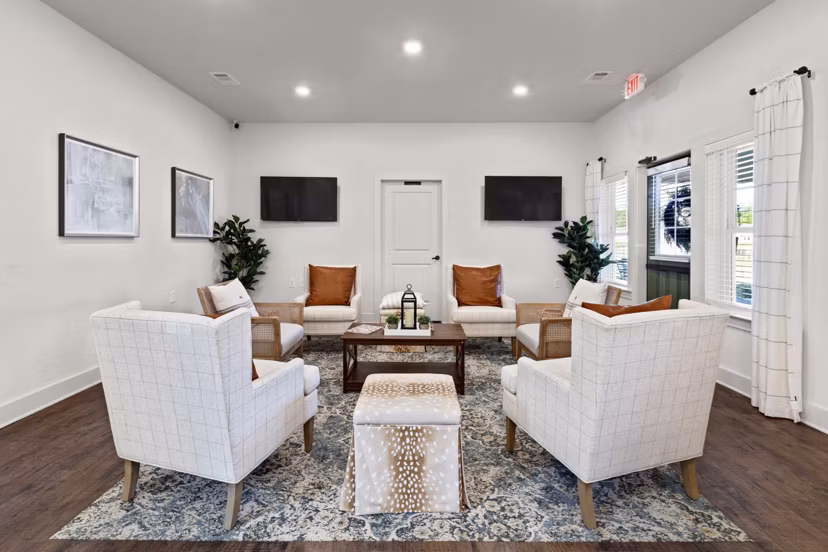 clubhouse at Hardy Springs Apartments