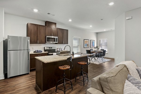 kitchen at Hardy Springs Apartments