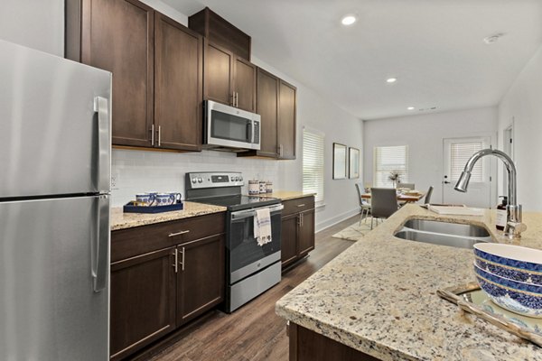 kitchen at Hardy Springs Apartments