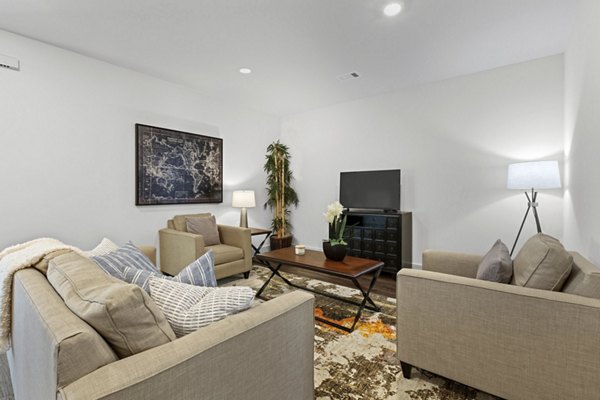 living room at Hardy Springs Apartments