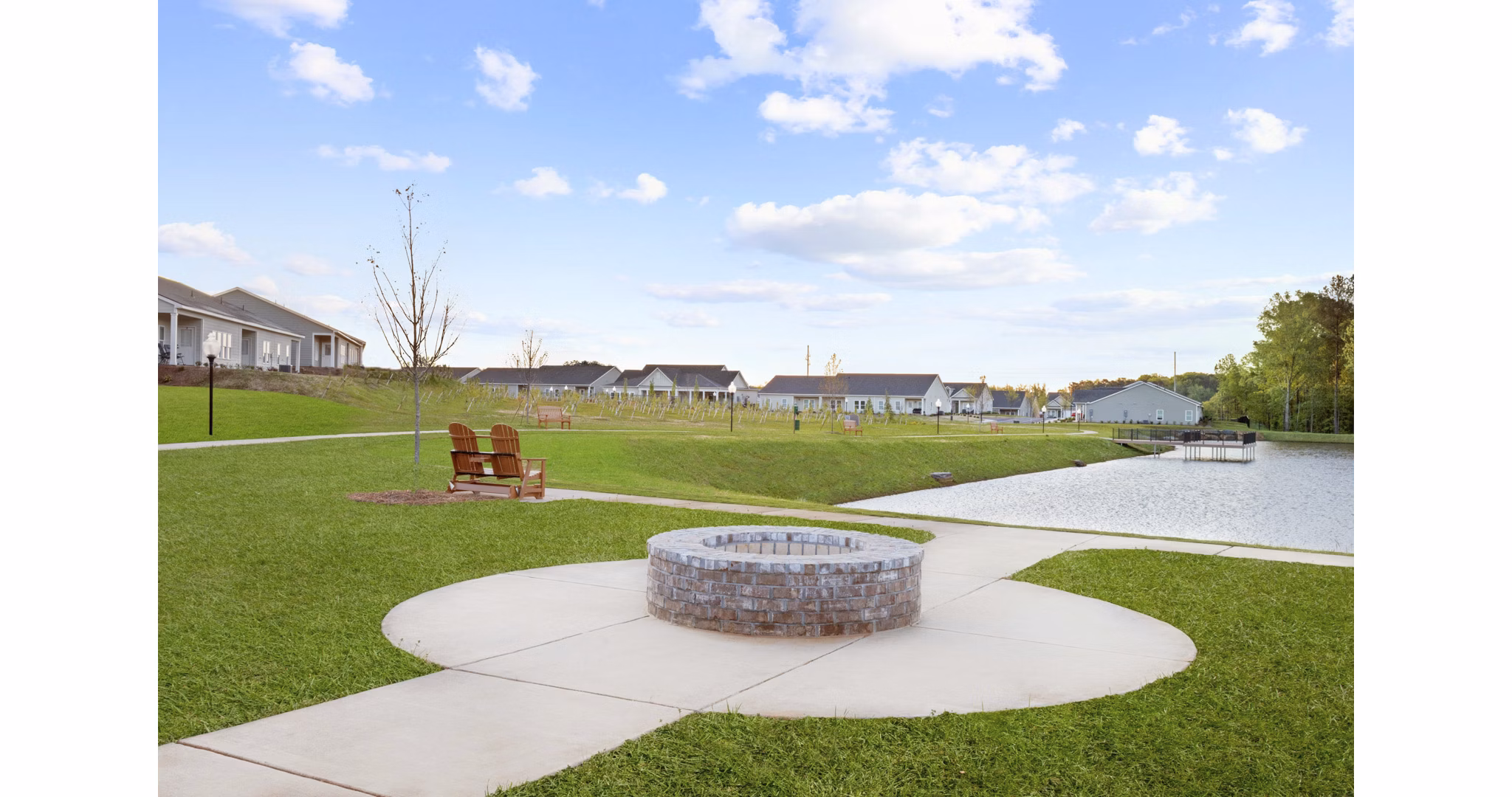 neighborhood at Hardy Springs Apartments