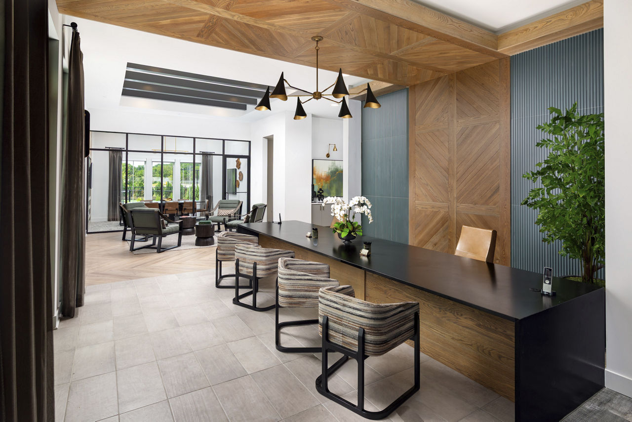 Lobby at Elan Smyrna
