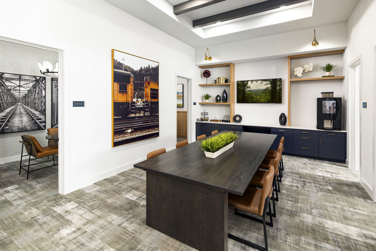 Work space at Elan Smyrna