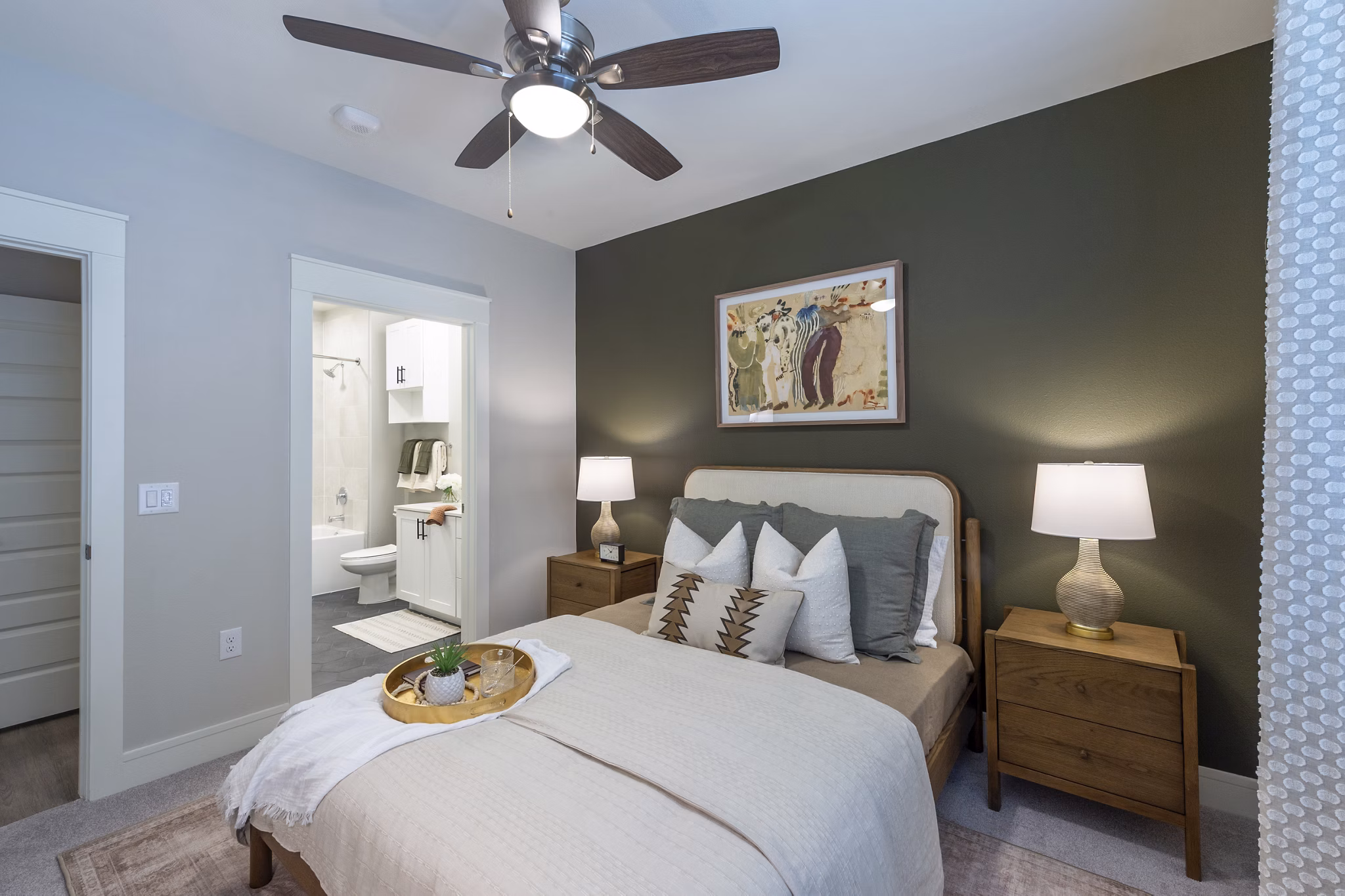 bedroom at The Davy Apartments 