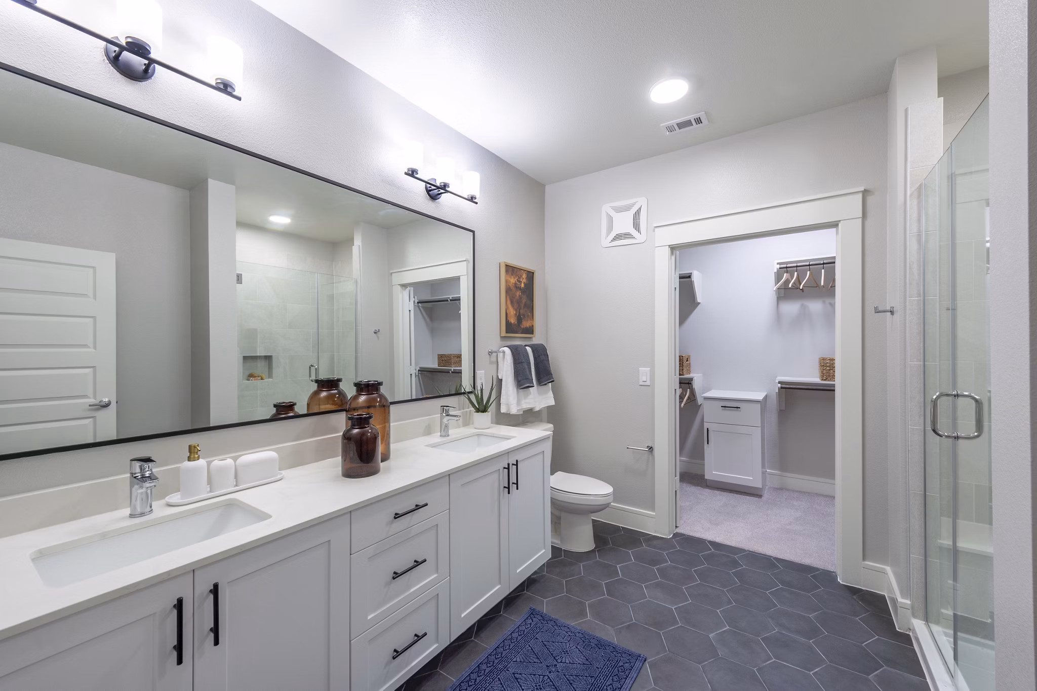 bathroom at The Davy Apartments 