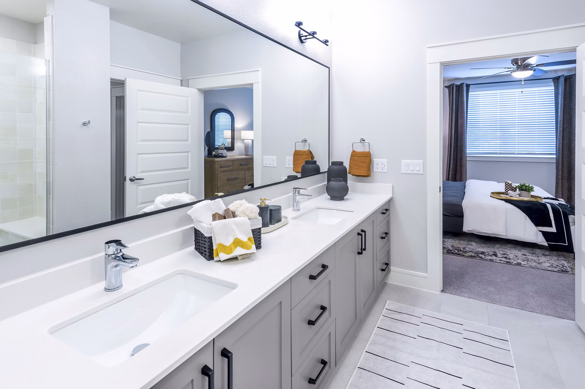 bathroom at The Davy Apartments 