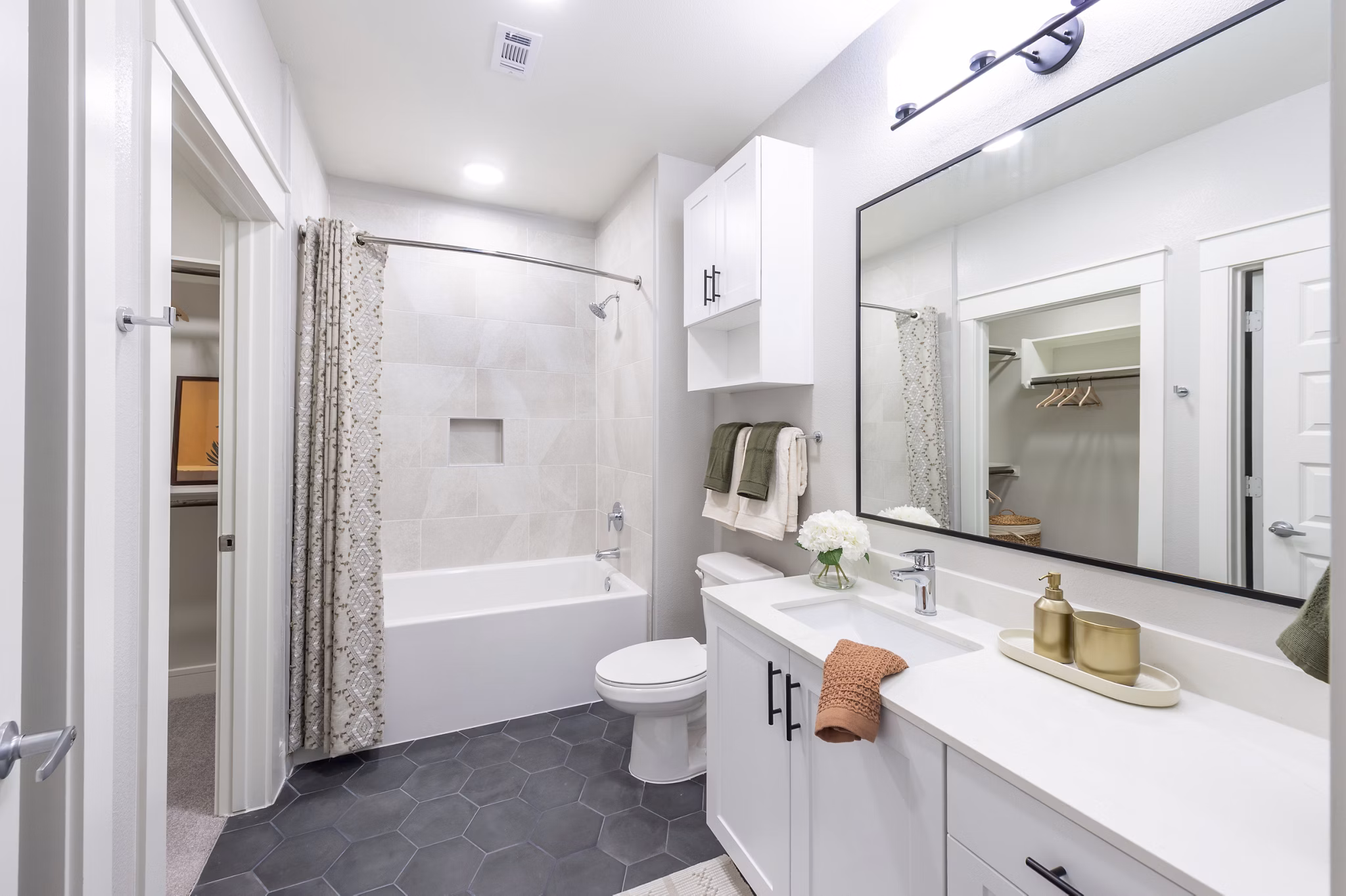bathroom at The Davy Apartments 