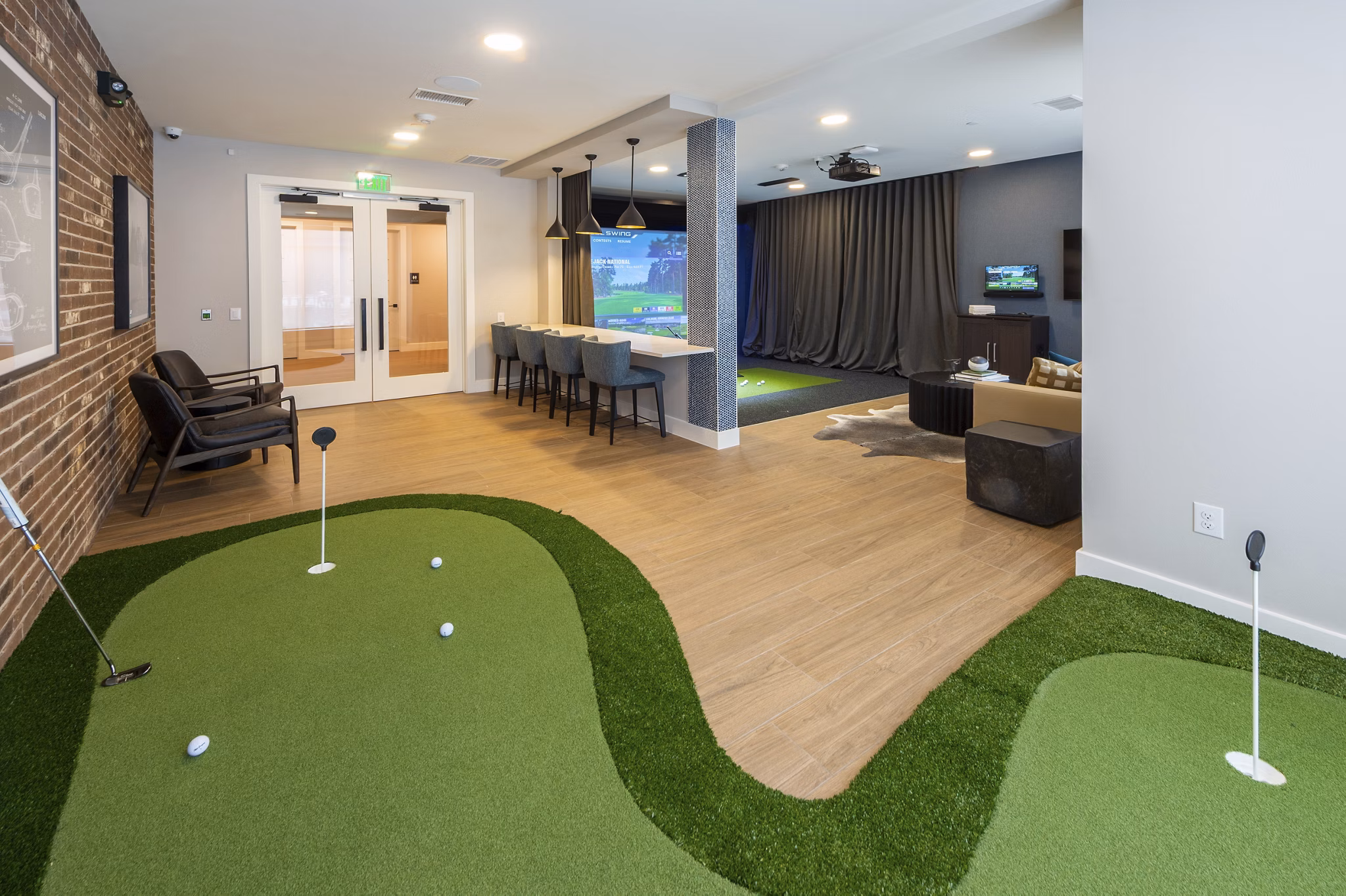 clubhouse at The Davy Apartments 