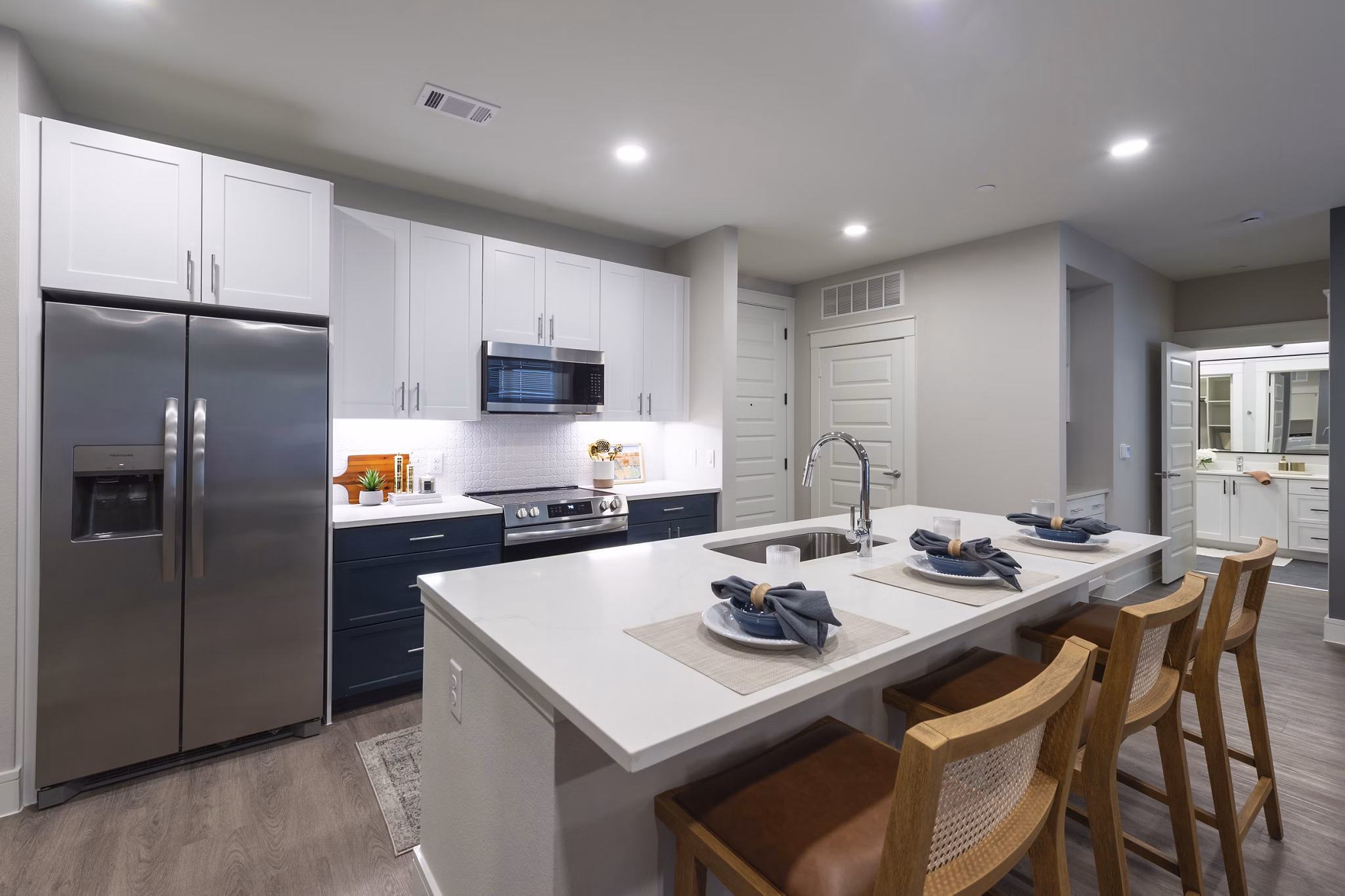 kitchen at The Davy Apartments 