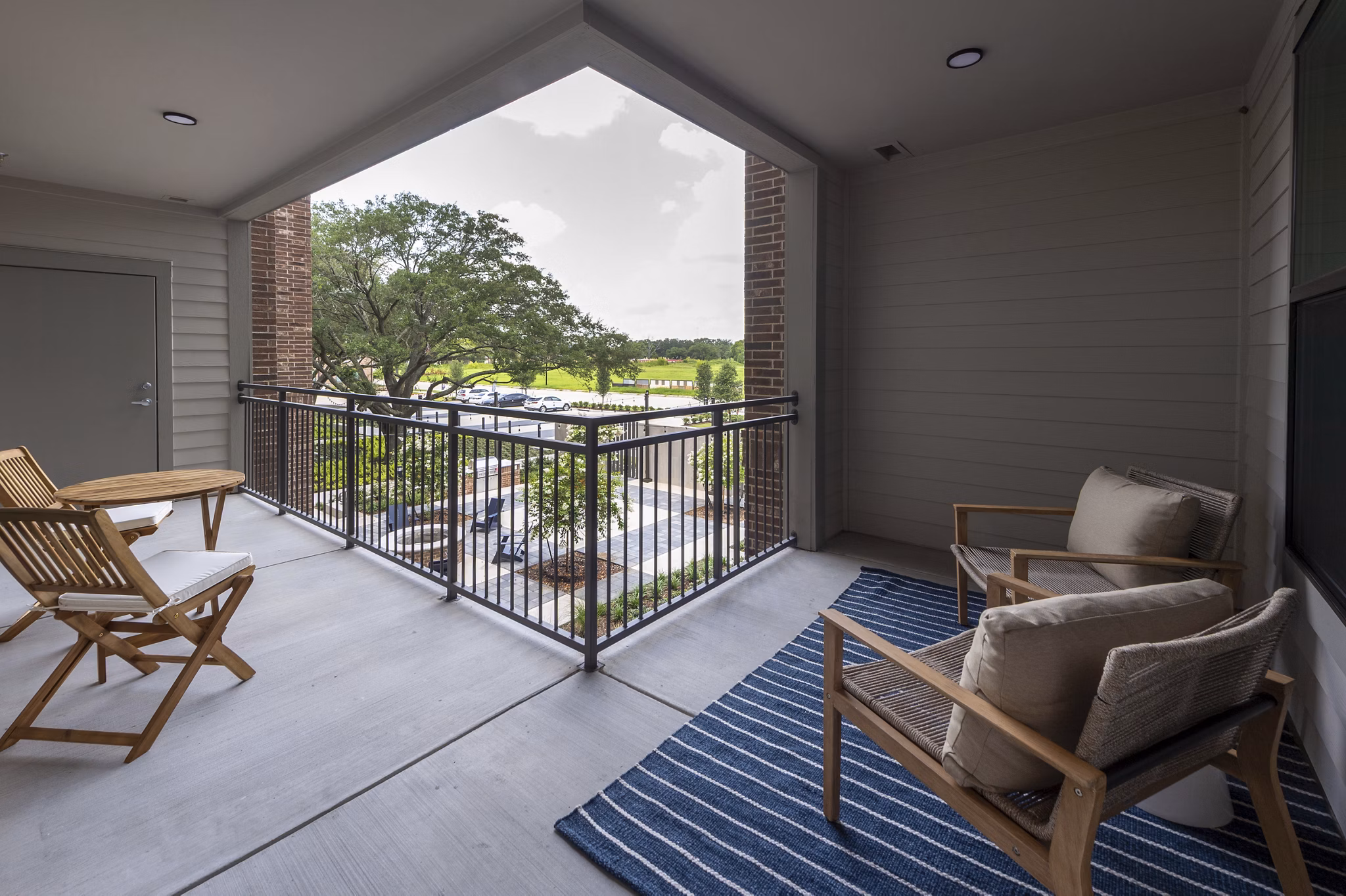 patio at The Davy Apartments 