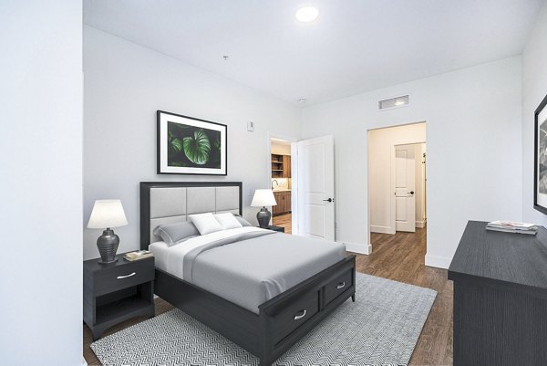 bedroom at Revival on Platte Apartments