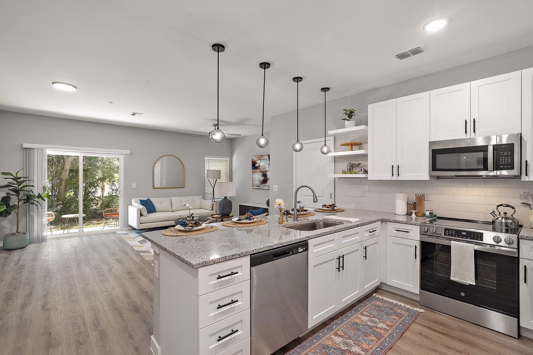 kitchen at Solamar Wildwood Apartments