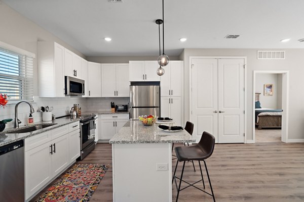 kitchen at Solamar Wildwood Apartments