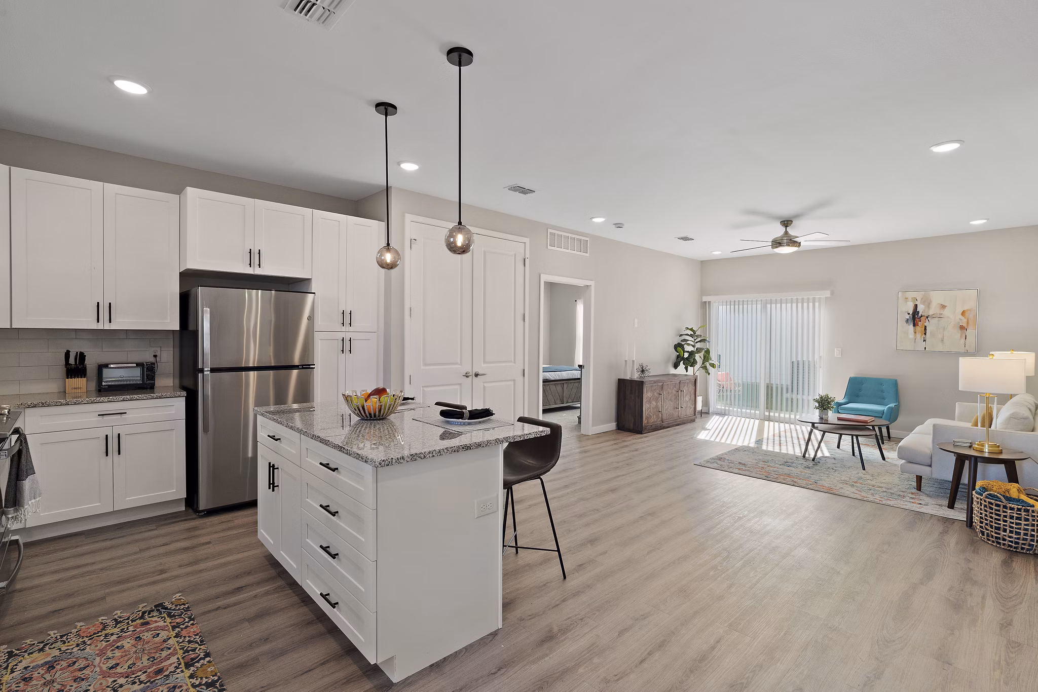 kitchen at Solamar Wildwood Apartments