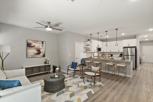 living room at Solamar Wildwood Apartments