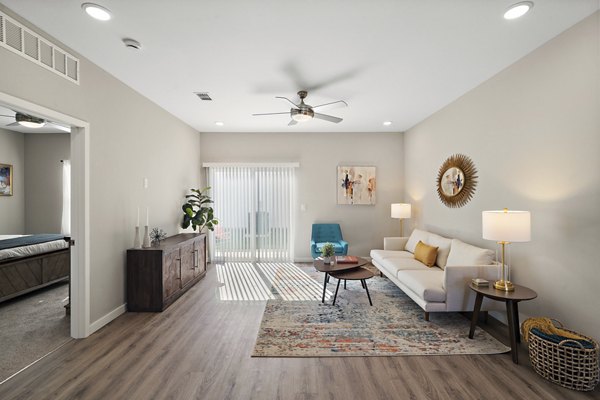 living room at Solamar Wildwood Apartments