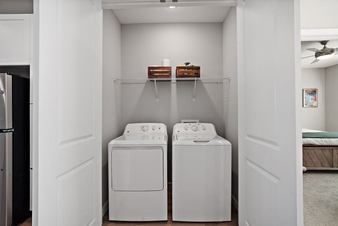 Laundry room at Solamar Wildwood