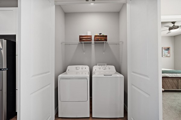 laundry room at Solamar Wildwood Apartments