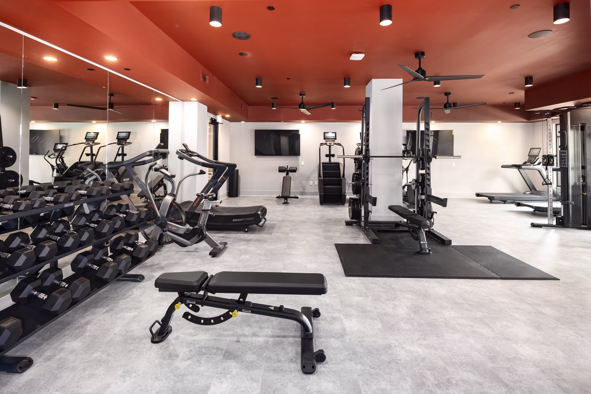 fitness center at Altera Union City Apartments