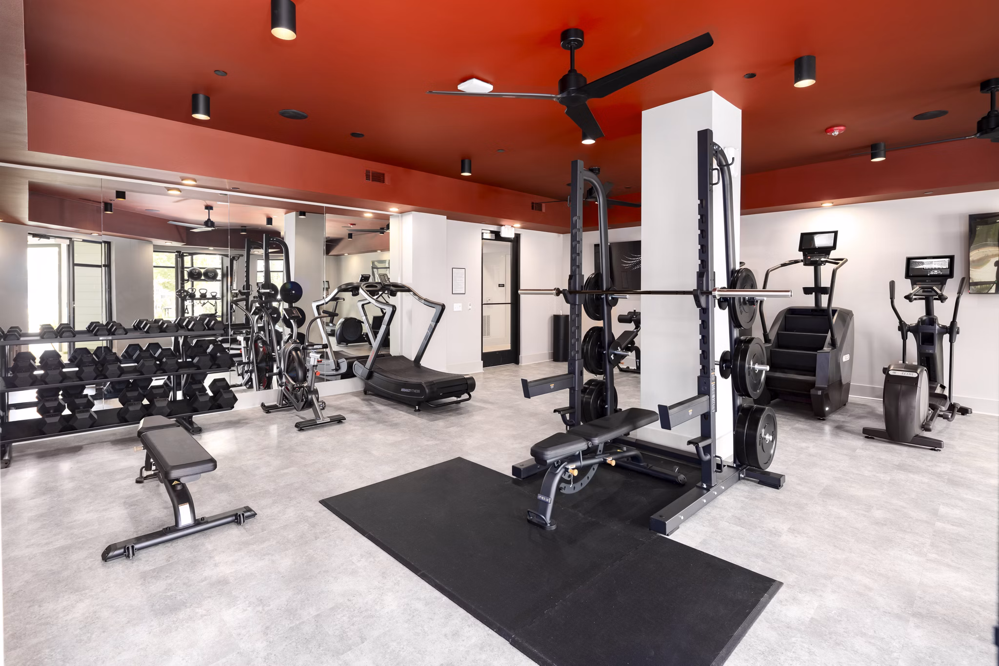 fitness center at Altera Union City Apartments